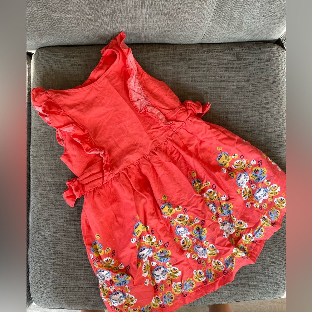 Oshkosh Red Pinafore Sundress 3T